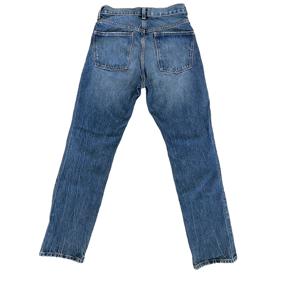 Zara Womens High Rise Straight Leg Regular Length Jeans 4 Classic Casual - Picture 2 of 6